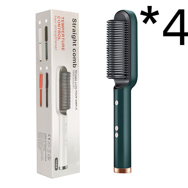 2-in-1 Haarglätter & Heißkamm