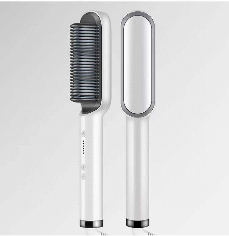 2-in-1 Haarglätter & Heißkamm