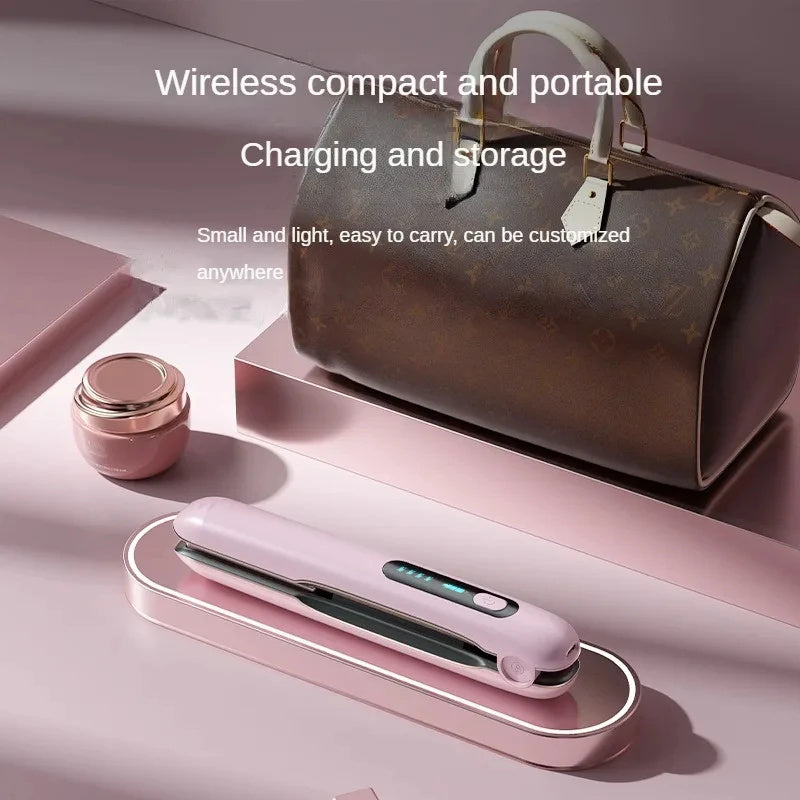 Kabelloser 2-in-1 Mini-Haarglätter & Lockenstab