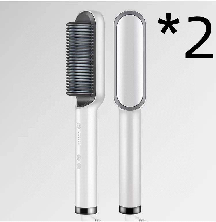 2-in-1 Haarglätter & Heißkamm