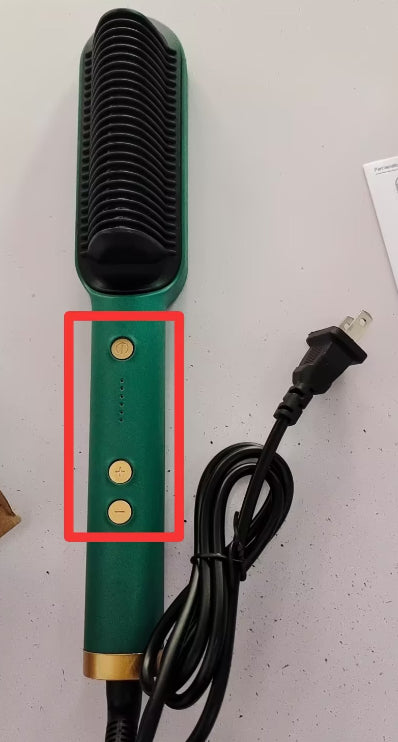 2-in-1 Haarglätter & Heißkamm