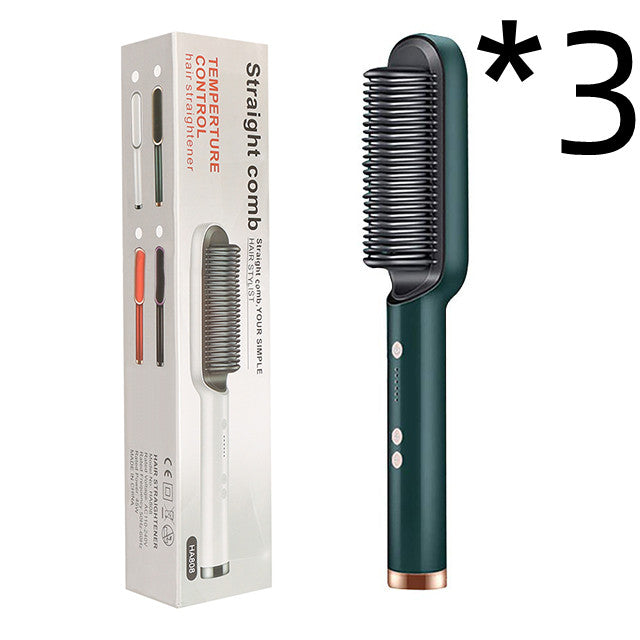 2-in-1 Haarglätter & Heißkamm