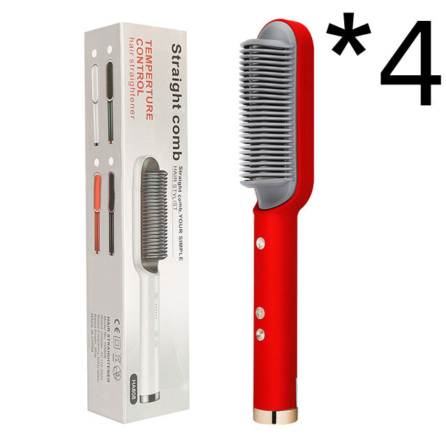 2-in-1 Haarglätter & Heißkamm