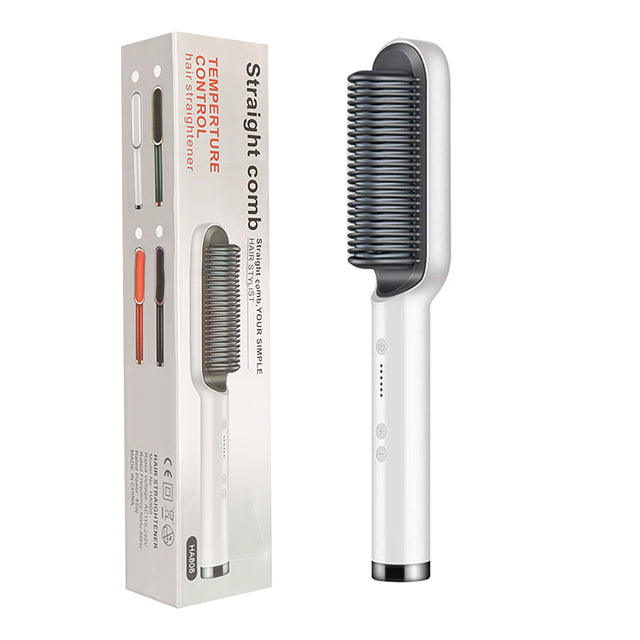 2-in-1 Haarglätter & Heißkamm
