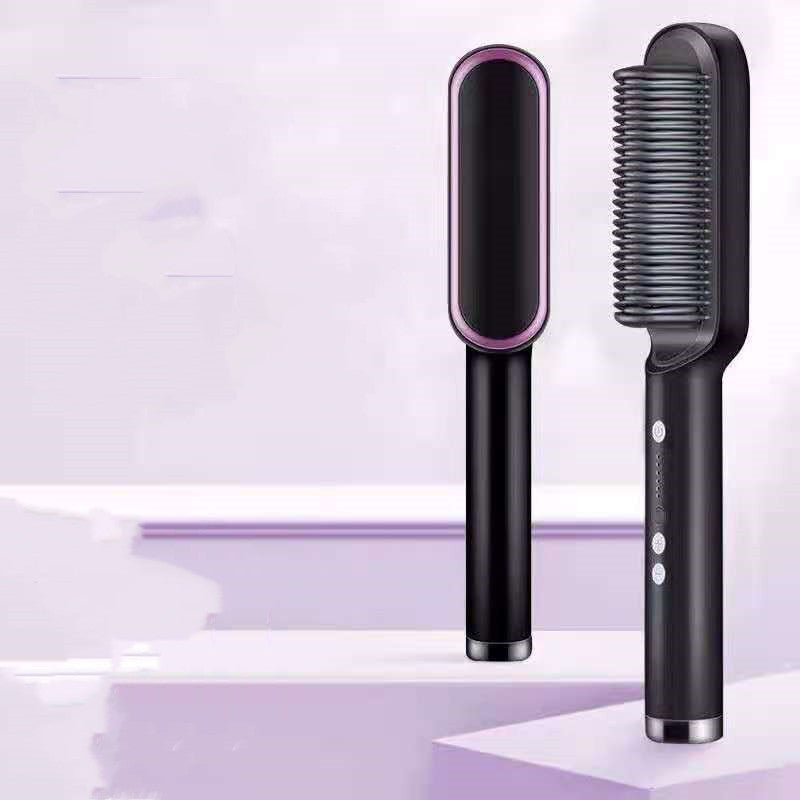 2-in-1 Haarglätter & Heißkamm