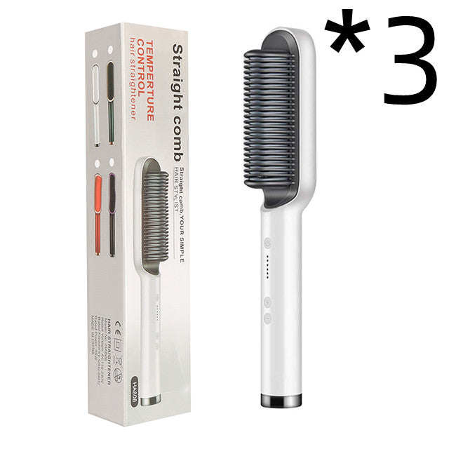 2-in-1 Haarglätter & Heißkamm