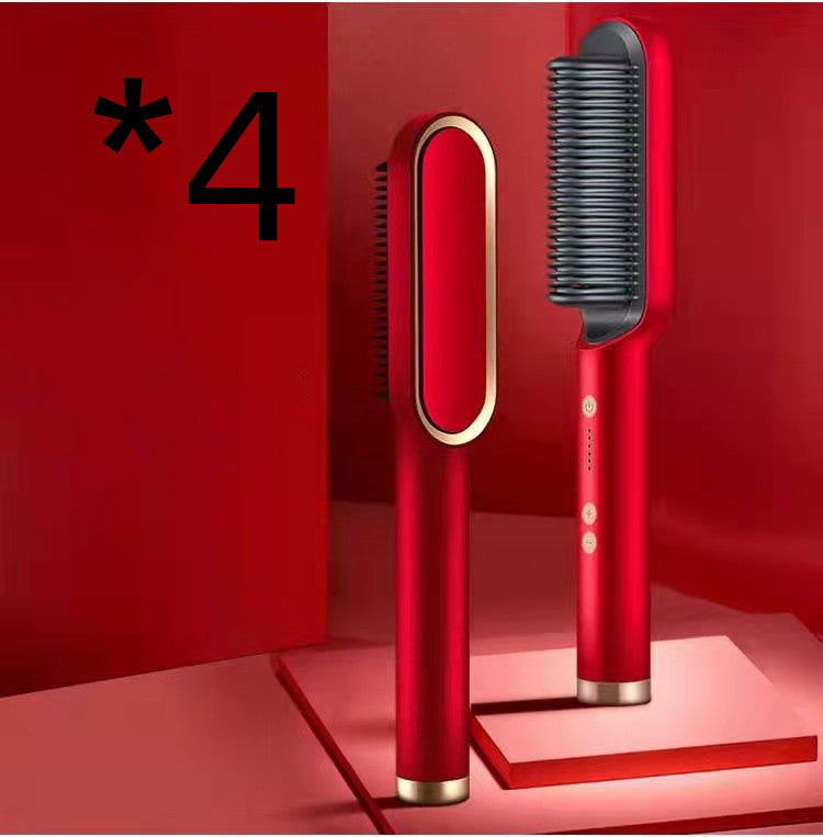 2-in-1 Haarglätter & Heißkamm