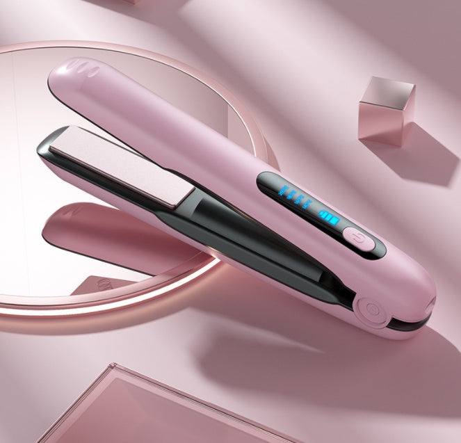 Kabelloser 2-in-1 Mini-Haarglätter & Lockenstab