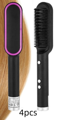 2-in-1 Haarglätter & Heißkamm