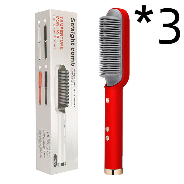 2-in-1 Haarglätter & Heißkamm